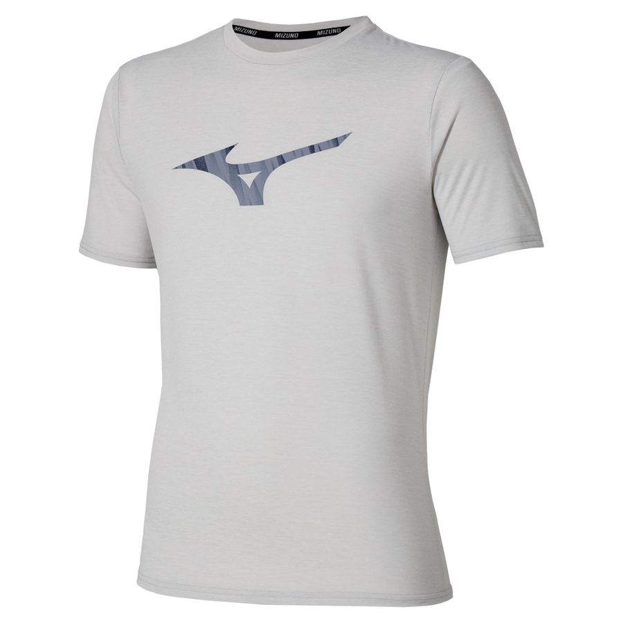 Mizuno Core Runbird Short Sleeve Tee Vapor Silver